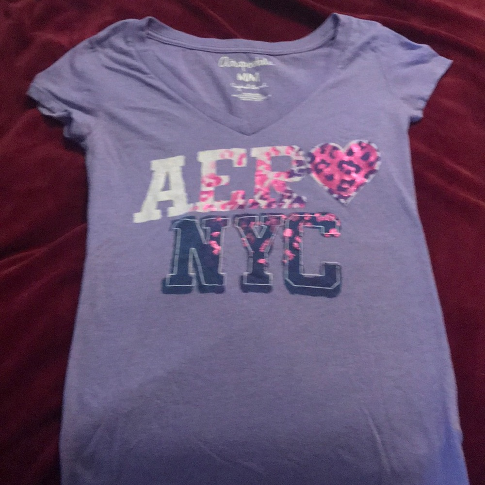 Aeropostale size medium purple shirt